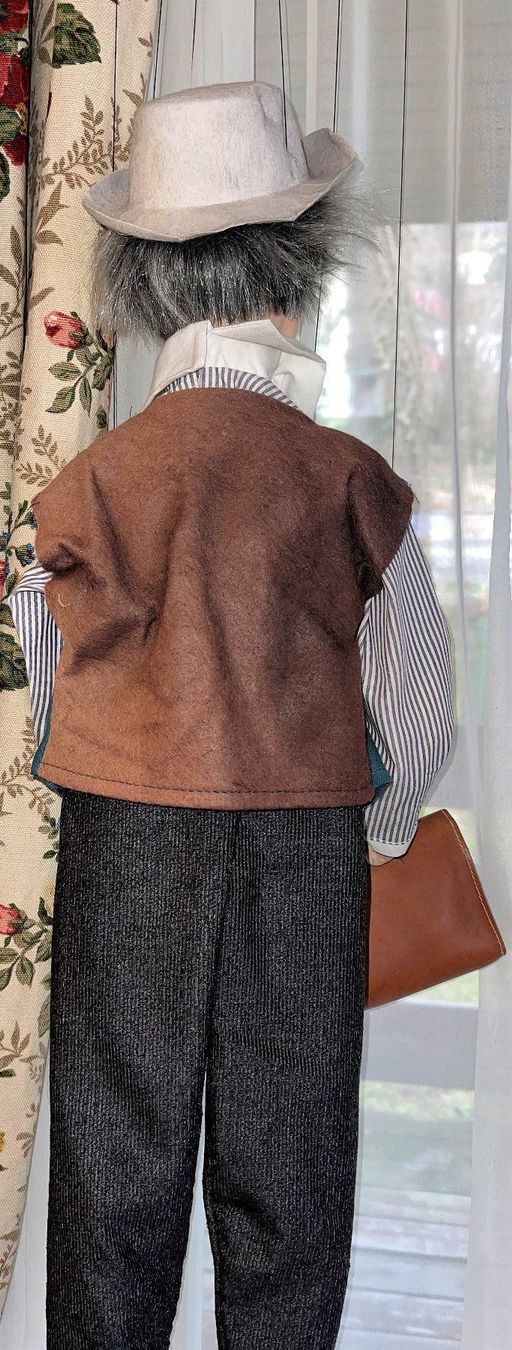 Bambole: Marionette Stan H 60 cm.  (340) – Usato da Lutzenberg venduto da Truhe 2