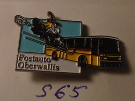 1 Postauto Oberwallis Pin Sujet Schneemann (S65)