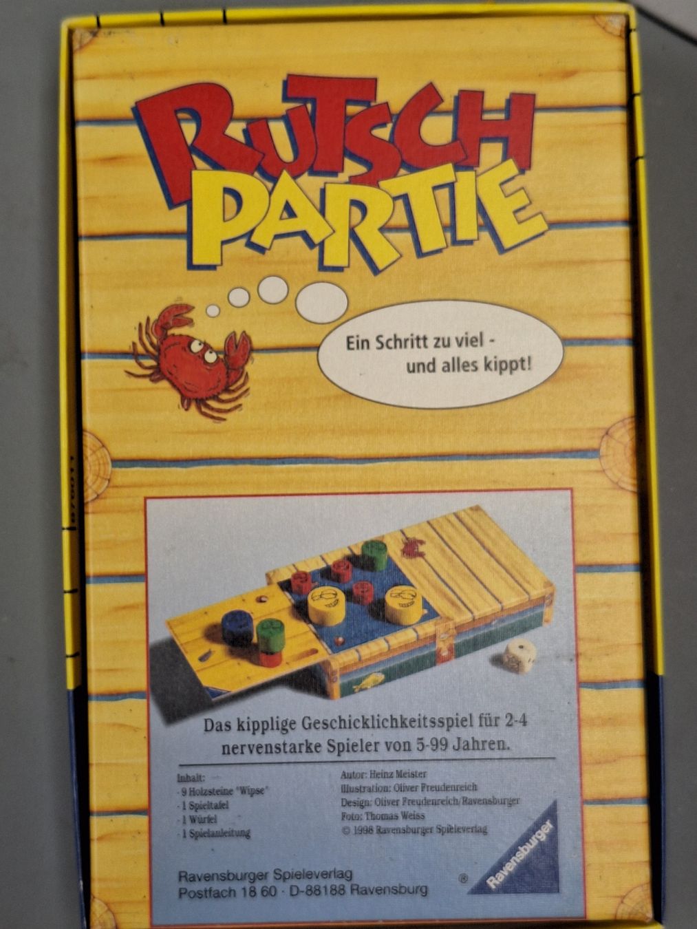 Ravensburger Giochi: Ravensburger Rutsch Partie – Usato da Niederglatt ZH venduto da Bobsli 2