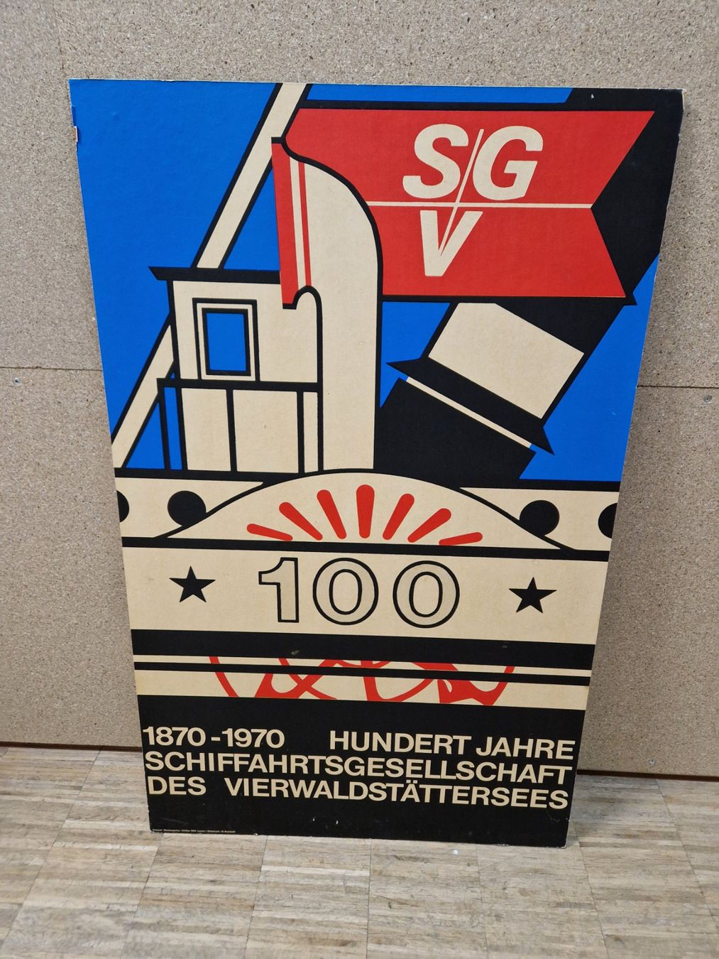 Foto & Immagini: Poster 100 Jahre Schifffahrtsgesellschaft – Usato da Wädenswil venduto da verebe