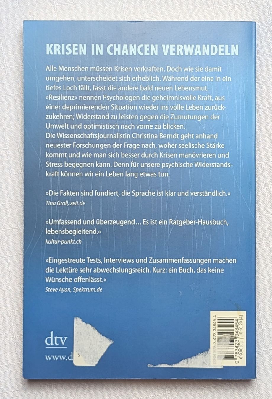 Libri: Resilienz - Christina Berndt – Nuovo (secondo la descrizione) da Wängi venduto da ABIZONE-86 1