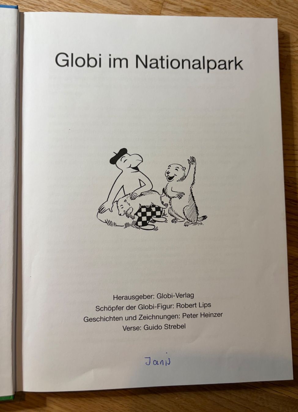 Bücher: Globi im Nationalpark – Neu (gemäss Beschreibung) aus Meilen von Sura18 2