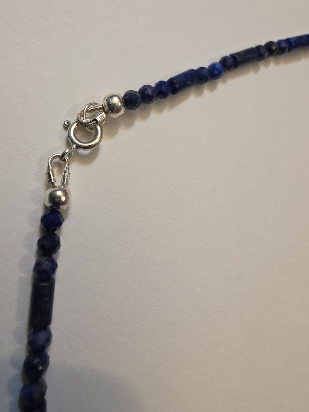 Catenine: Halskette Lapislazuli facettiert 3mm. 45cm. – Nuovo e nell'imballaggio originale da Zetzwil venduto da Sonneblueme987 6