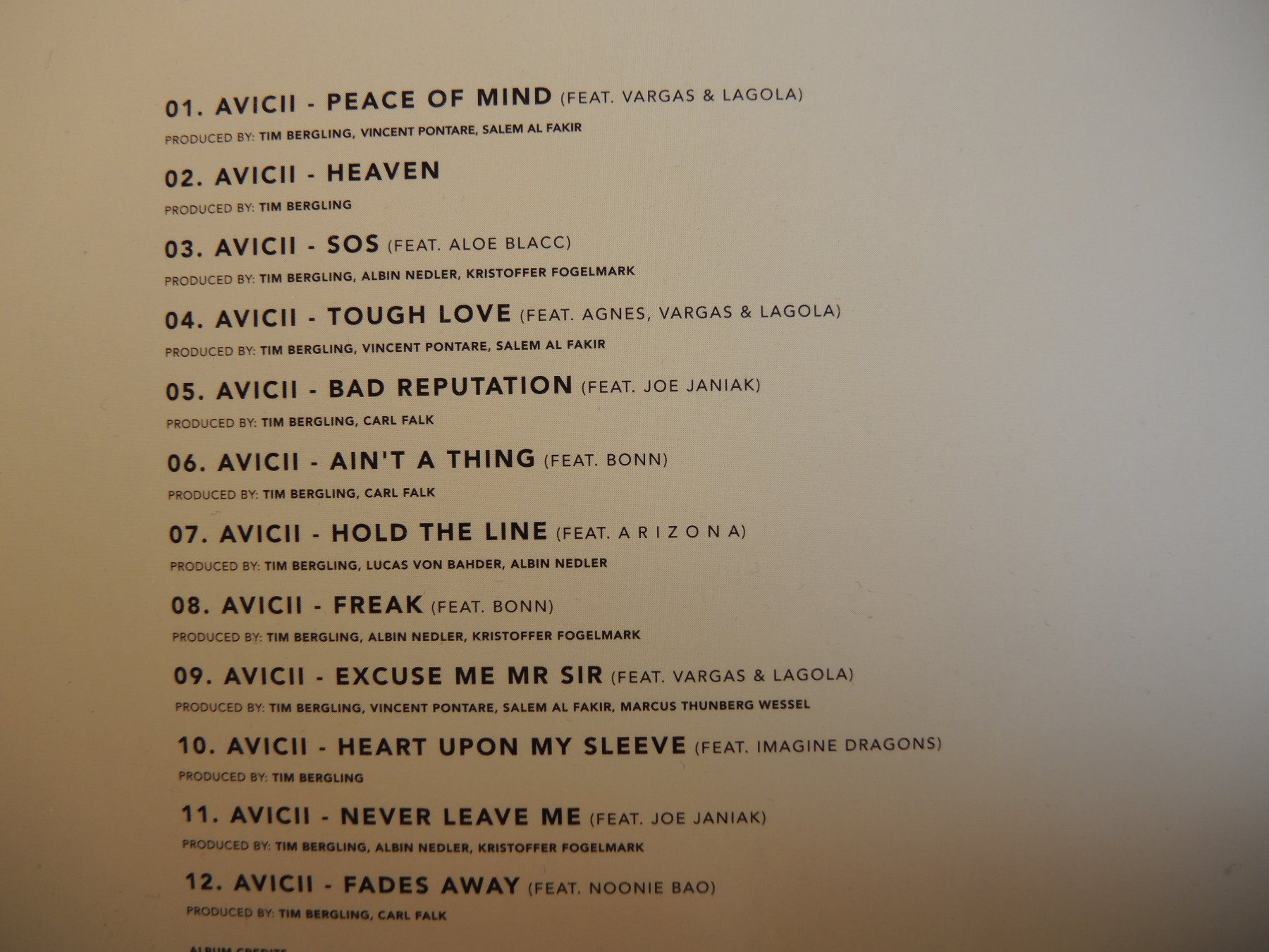 CD: Avicii - TIM  Bergling  2019 - CD  Top Zustand – Usato da Rorschach venduto da maeck8 4