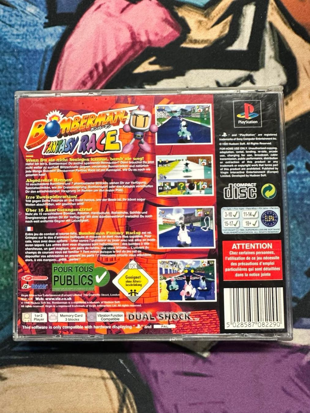 Sony Spiele: Bomberman Fantasy Race Sony Playstation – Gebraucht aus Giubiasco von  1