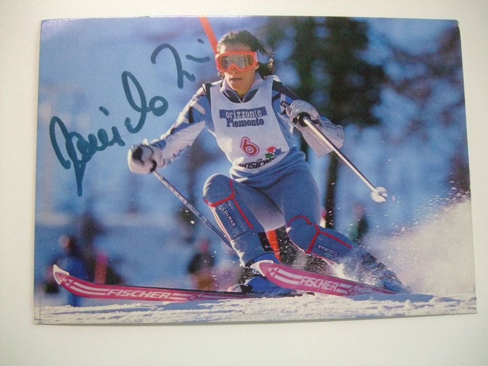 DANIELA ZINI (ITA) SKISTAR HANDSIGNIERT TOP AUTOGRAMMKARTE Kaufen auf