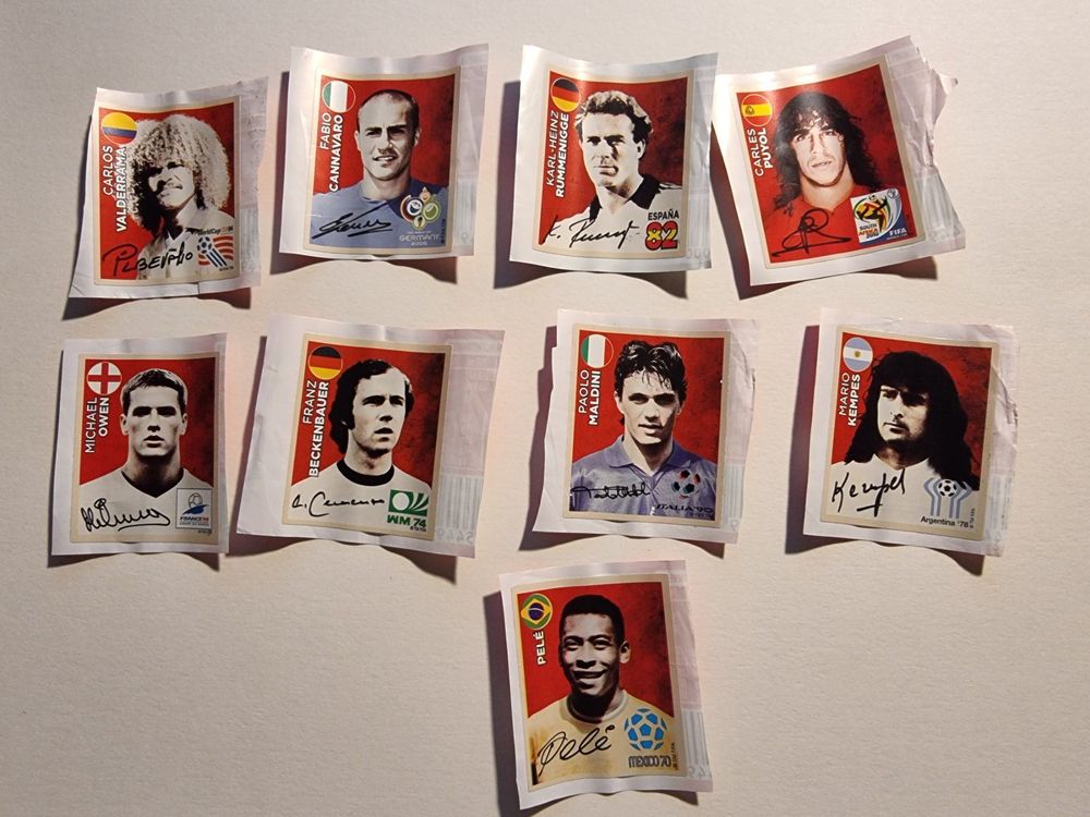 panini wm 2018 coca cola sticker x 9 (Gebraucht) in Oberglatt ZH für ...