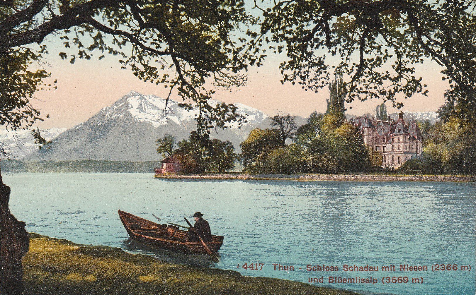Cartoline postali: AK Thun - vermutlich aus den 1920er Jahren – Usato da Fribourg venduto da schnalla92