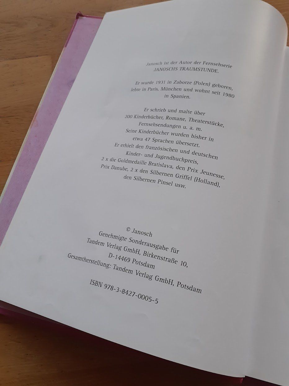Libri: Janosch, Das grosse Vor-Lesebuch – Usato da Dübendorf venduto da Fip05 3