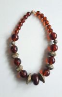 Collier antique grosses perles style boho Hippie Free People