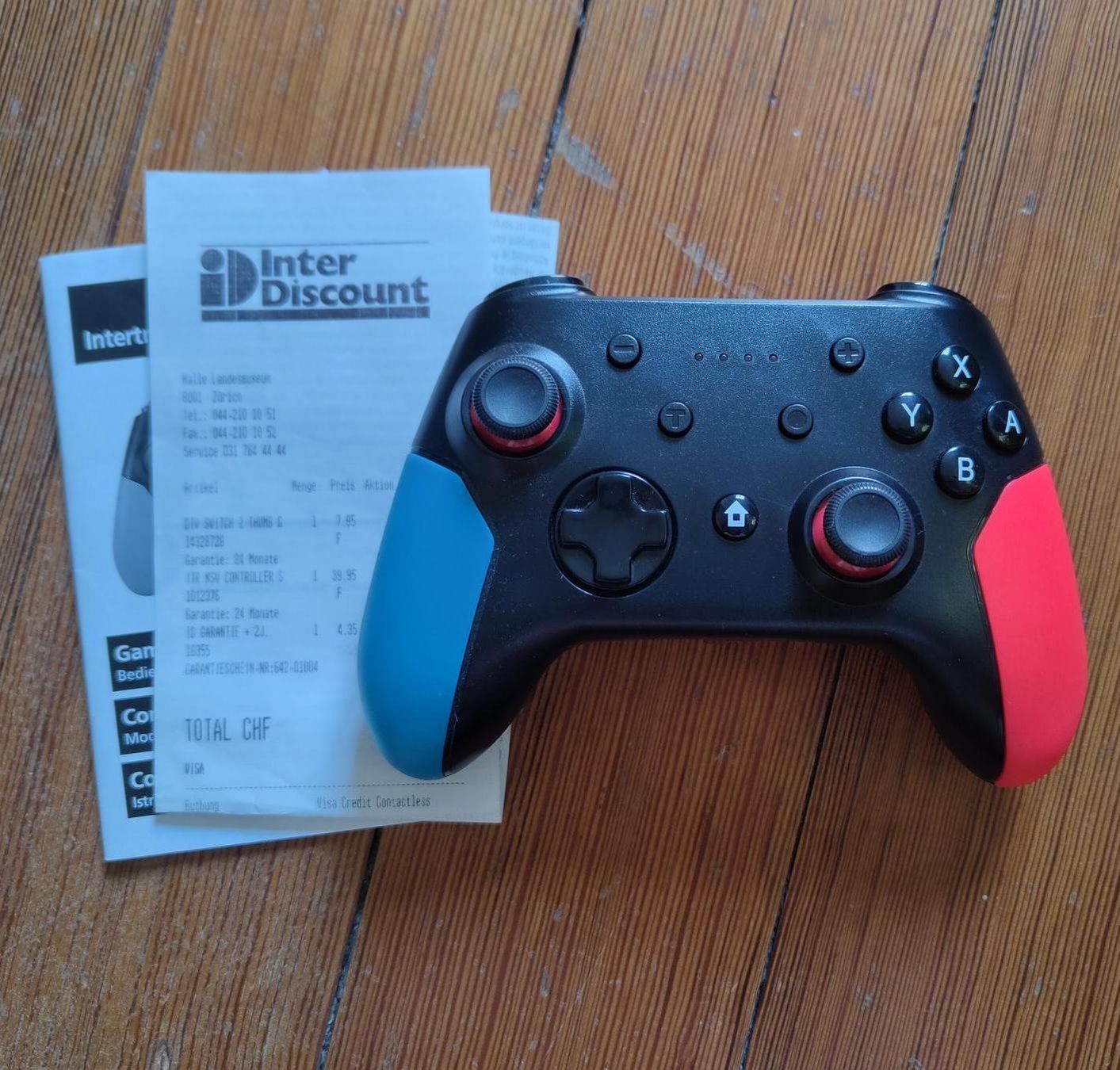 Nintendo Controller: Wireless Controller Nintendo Switch, 2 Jahre Garantie – Nuovo (secondo la descrizione) da Zürich venduto da leandra.tmn 1