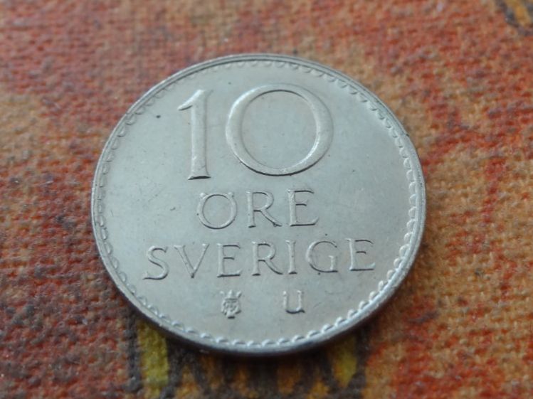 Toutes les monnaies: SUEDE  10  Ore  1973 – D'occasion à Romanel-sur-Lausanne par Swift13 1