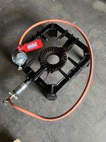 Gaskocher mit Schlauch und Regler Arbeitskreis LPG rot 2022