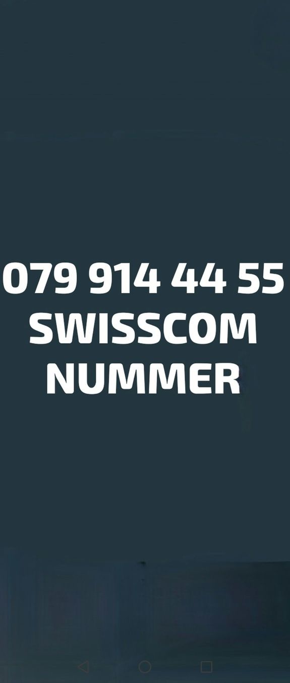 Swisscom Carte prepagate: Exklusive Telefonnummer! Handynummer 079 914 44 55 – Nuovo (secondo la descrizione) da Augst BL venduto da MIRKO-STELLA