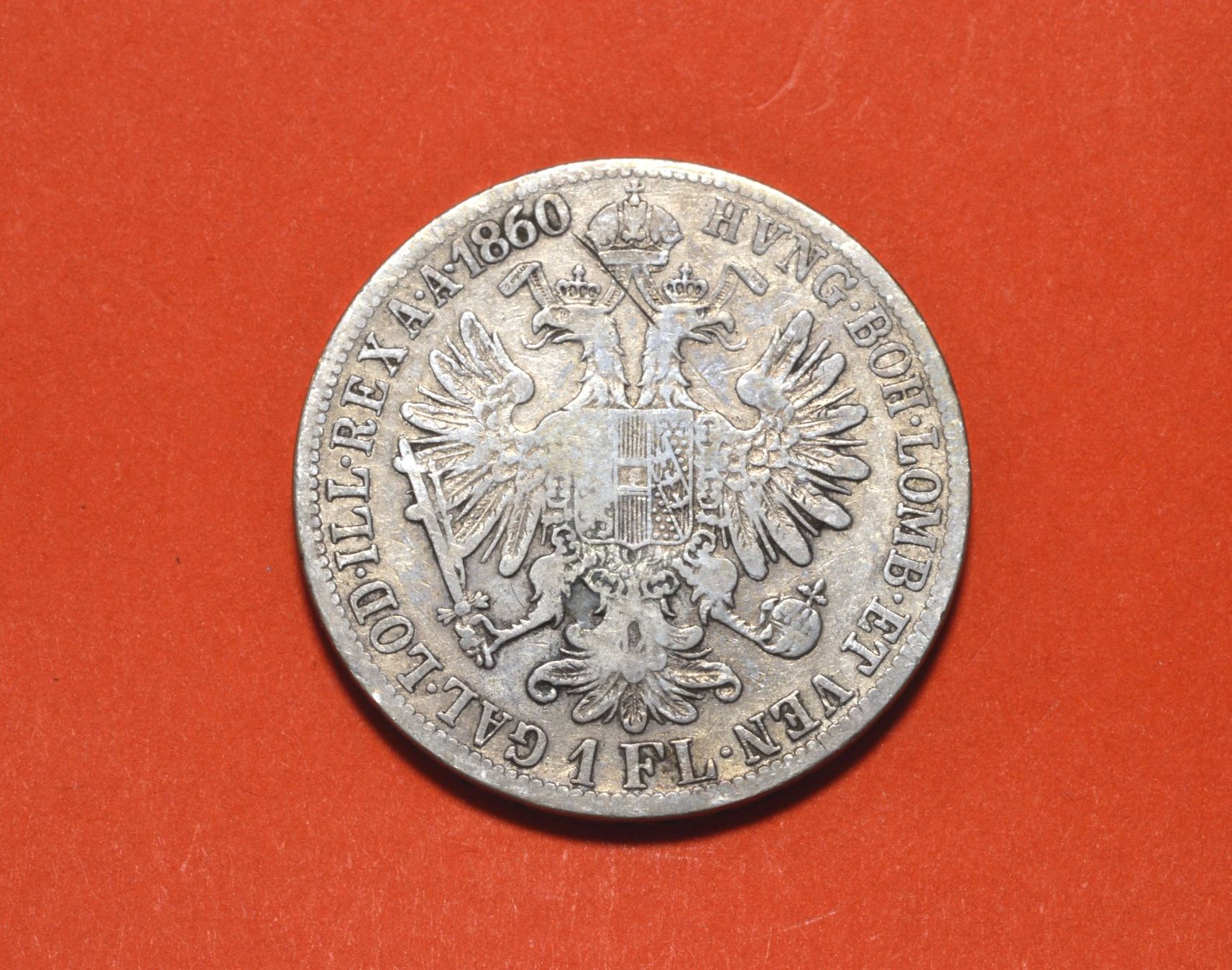 Tutti le monete: Österreich 1 Florin 1860 – Usato da Oberglatt ZH venduto da dil_85sh 3