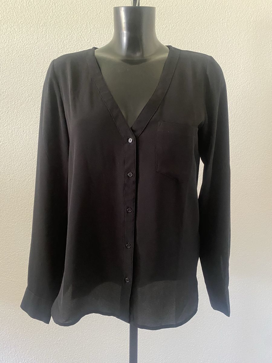 Blusen: Jacqueline de Yong Bluse in schwarz, Grösse 36 – Gebraucht aus Birmenstorf AG von Midget0