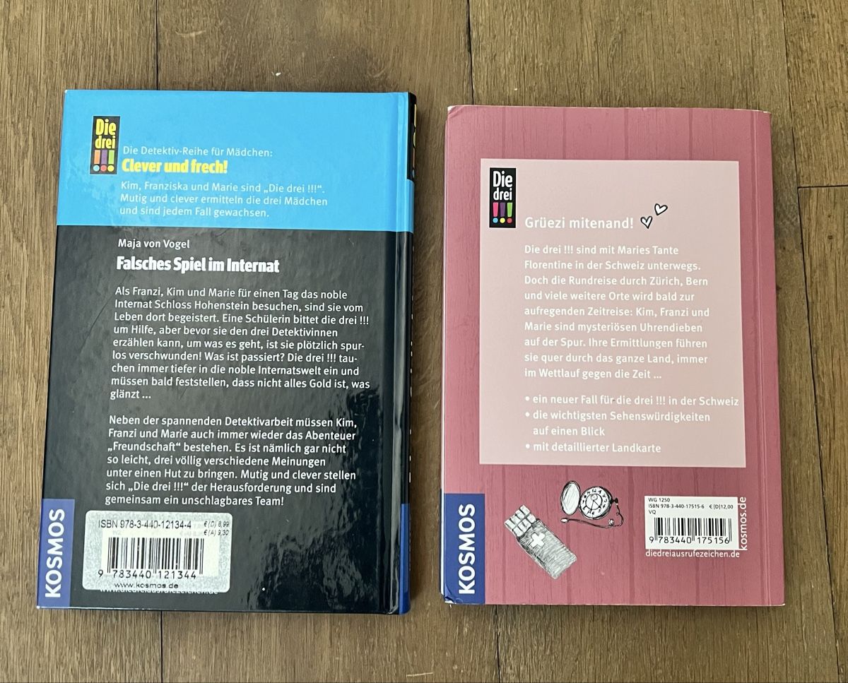 Libri: 2 Die drei !!! Bücher – Usato da Stallikon venduto da Biene76 1