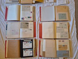 Timbres suisses, env. 30 kg, div. correspondances anciennes