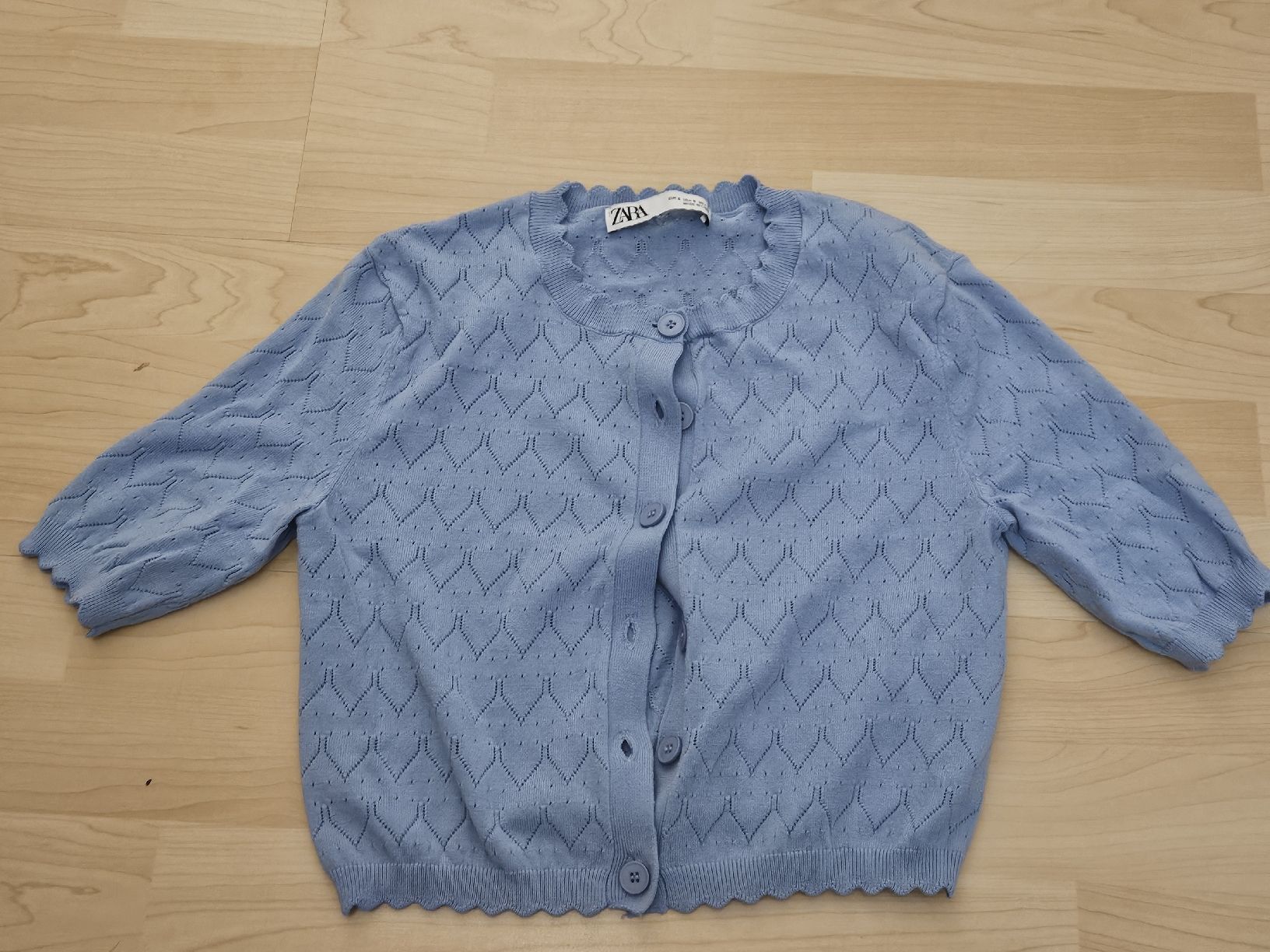 Vestes: Strickjacke Zara hellblau Grösse S neuwertig – D'occasion à Jonen par Airspeed 2