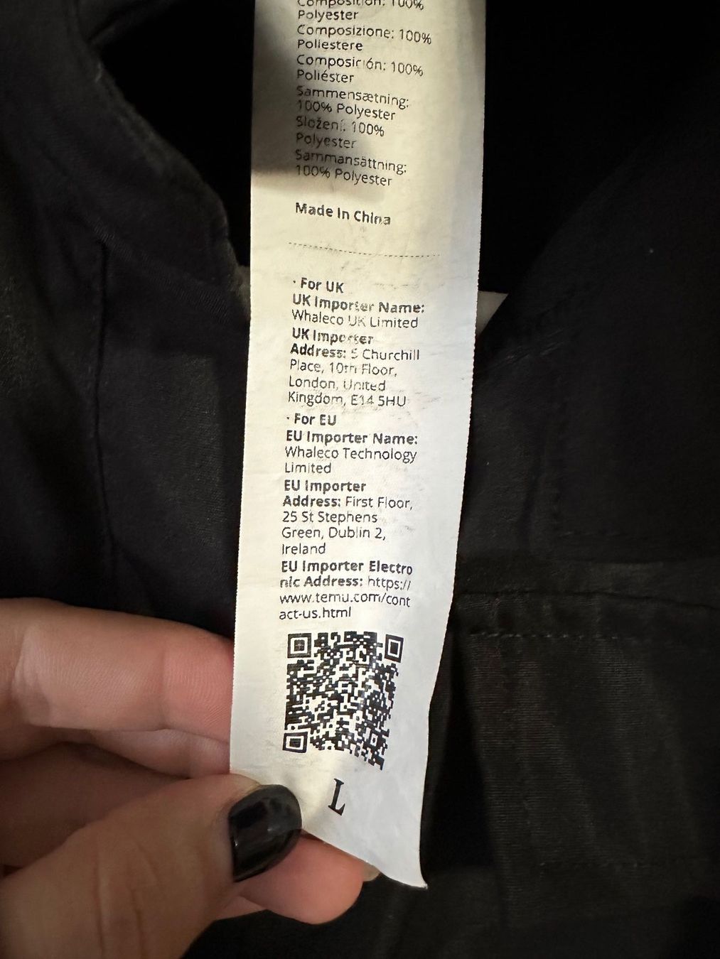 Jumpsuits: Schwarzer Jumpsuit (L) – Neu (gemäss Beschreibung) aus Schaan von Hermine2018 1