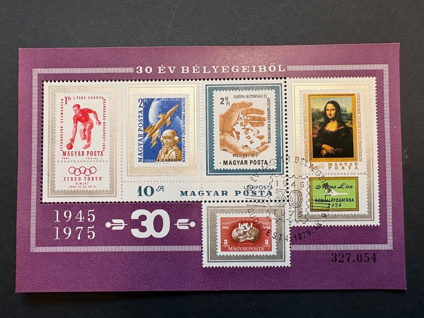Tutti i francobolli: Briefmarkenblock Ungarn 1975 – Usato da Steinmaur venduto da Nicorutishauser
