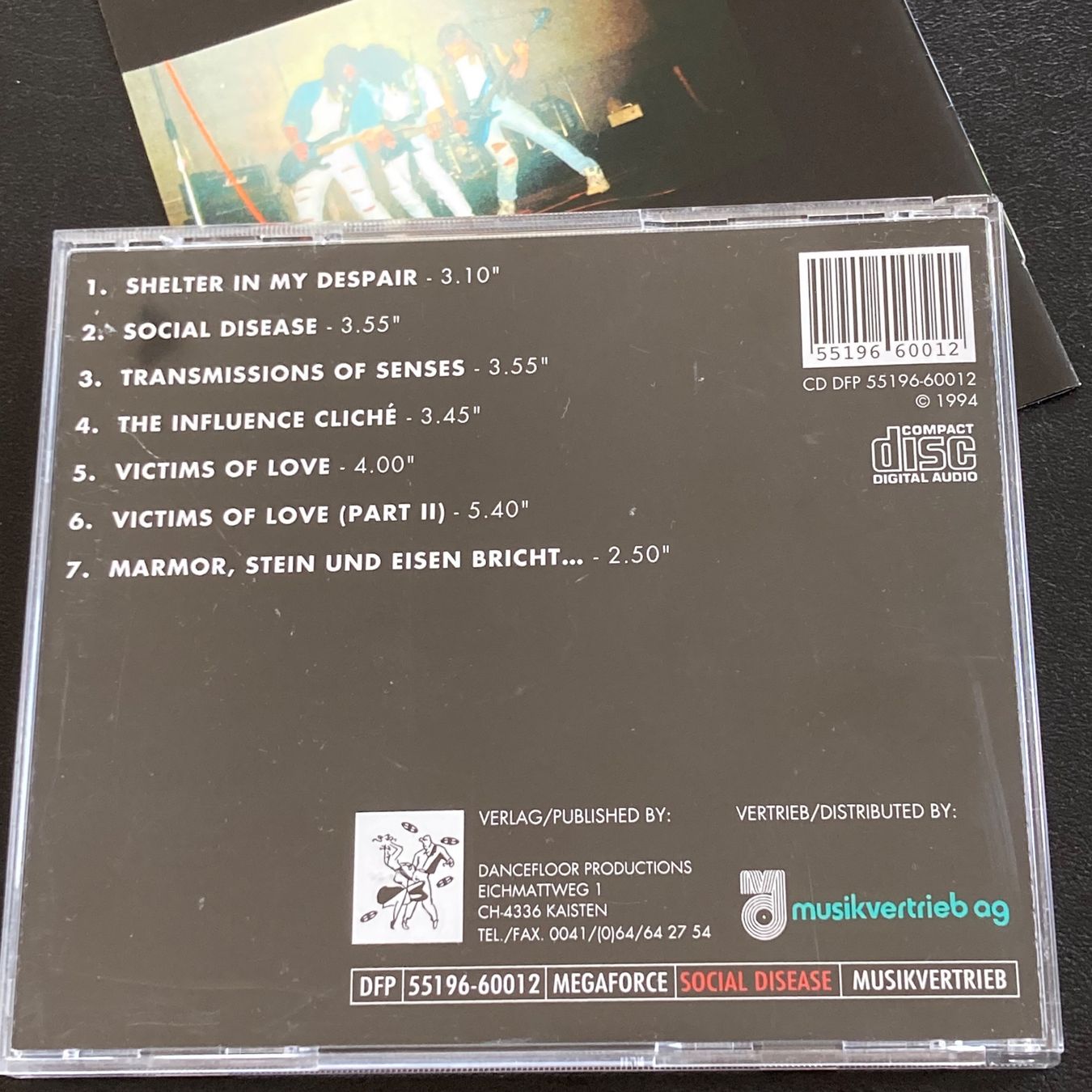 CD: Megaforce - Social Disease | Swiss Hard Rock – Usato da Bern venduto da Ntsamina 1