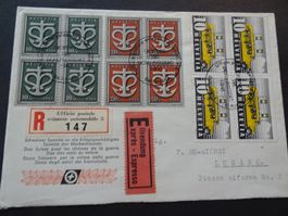 3.III.45 SONDERBRIEF SCHWEIZERSPENDE FÜR KRIEGSGESCHÄDIGTE