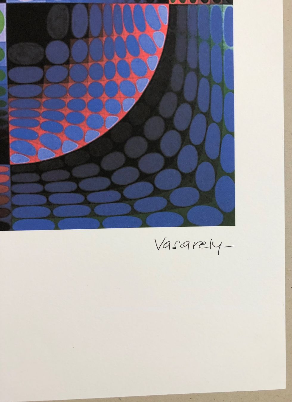 Gemälde: Vasarely: Untitled 40/500 – Neu (gemäss Beschreibung) aus Meilen von Smgdesign 2