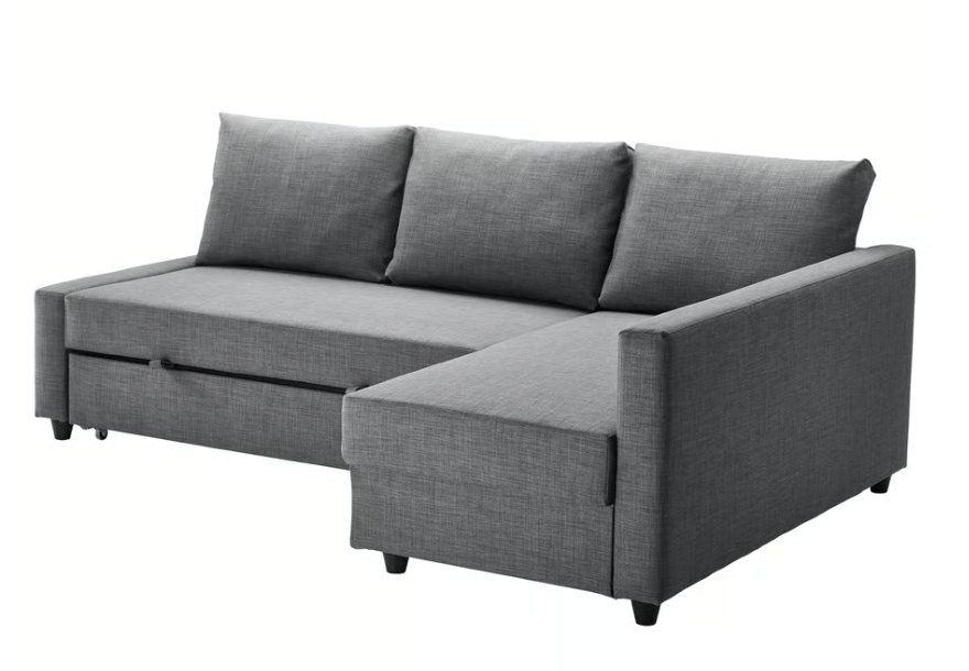 Ikea Sofas: Ecksofa mit Bettfunktion und Stauraum grau – Gebraucht aus Zürich von yes_sah 1