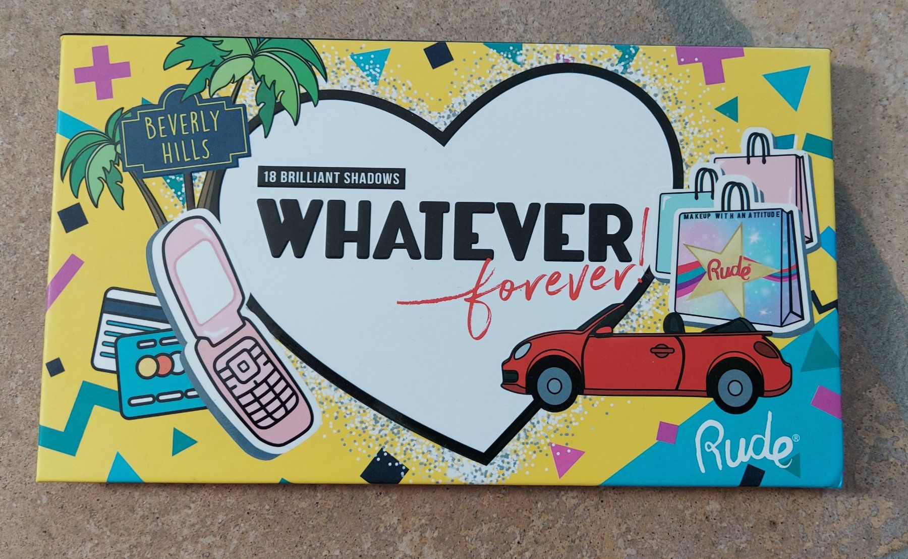 Make-up: Neue Rude Cosmetics - Whatever forever Lidschattenpalette – Nuovo e nell'imballaggio originale da Läufelfingen venduto da Rubine