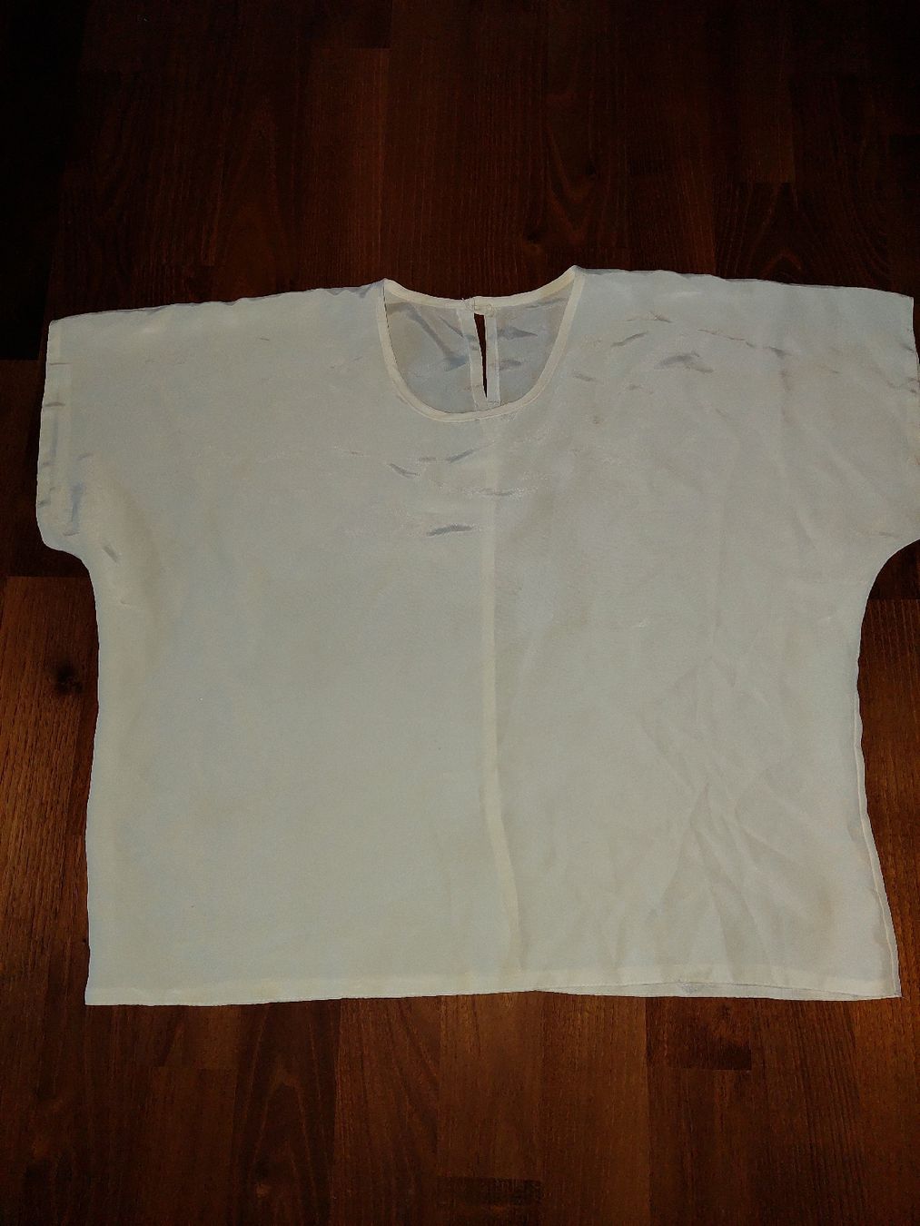 Top: Damen Bluse weiss Grösse M wie neu – Usato da Muttenz venduto da bea_mmf9