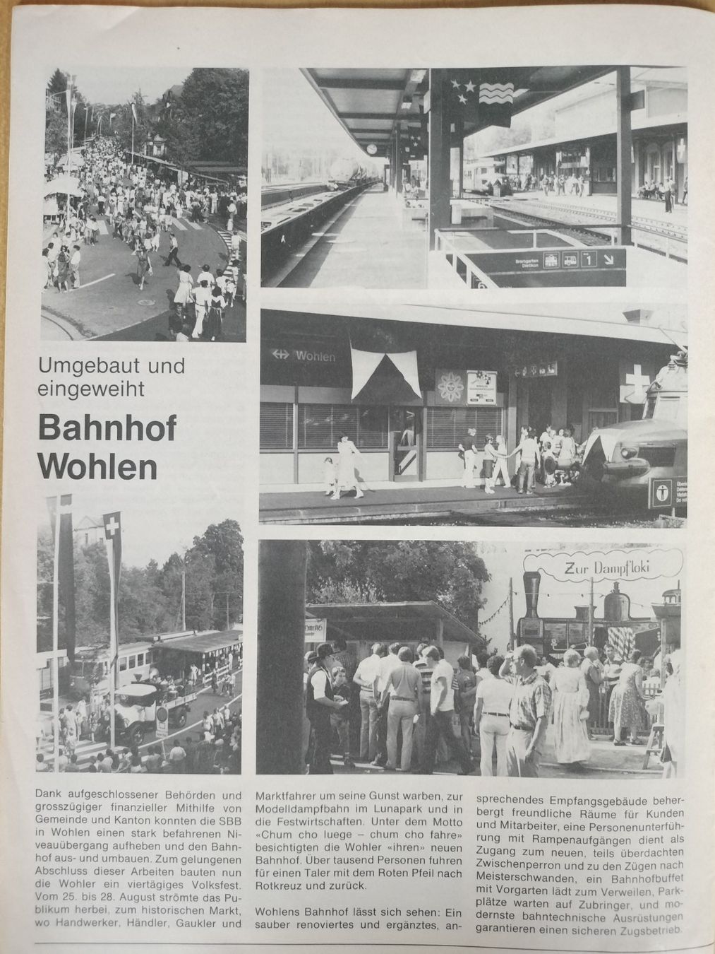 Riviste & Magazine: SBB CFF FFS Nachrichtenblatt von 1983 – Usato da Schwanden Sigrisw venduto da pho_2mc9 9