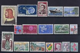 Französische Briefmarken, sauber und gute Werte gest.