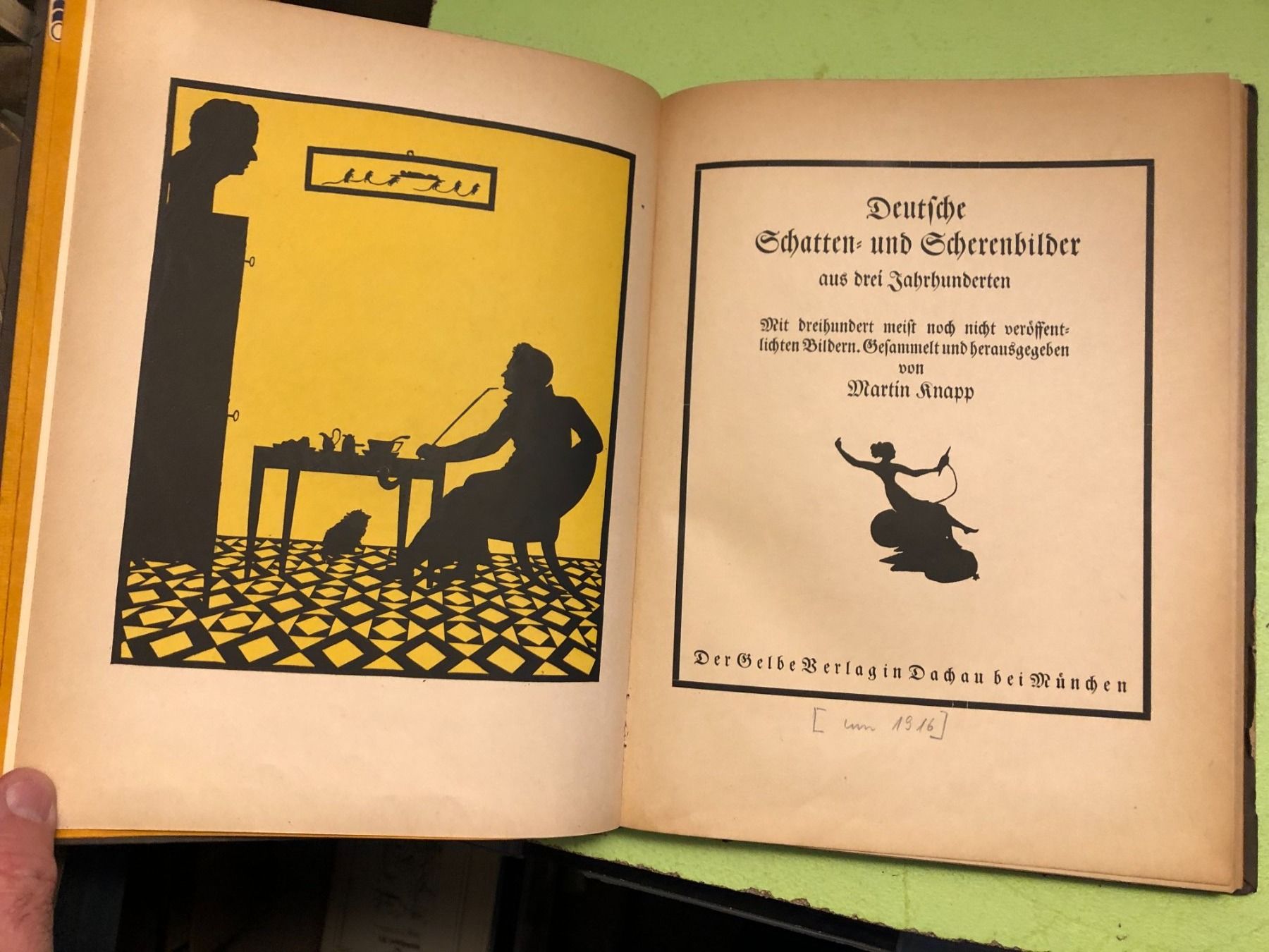Libri: Martin Knapp: Deutsche Schatten- und Scherenbilder. – Usato da Zürich venduto da allp 3