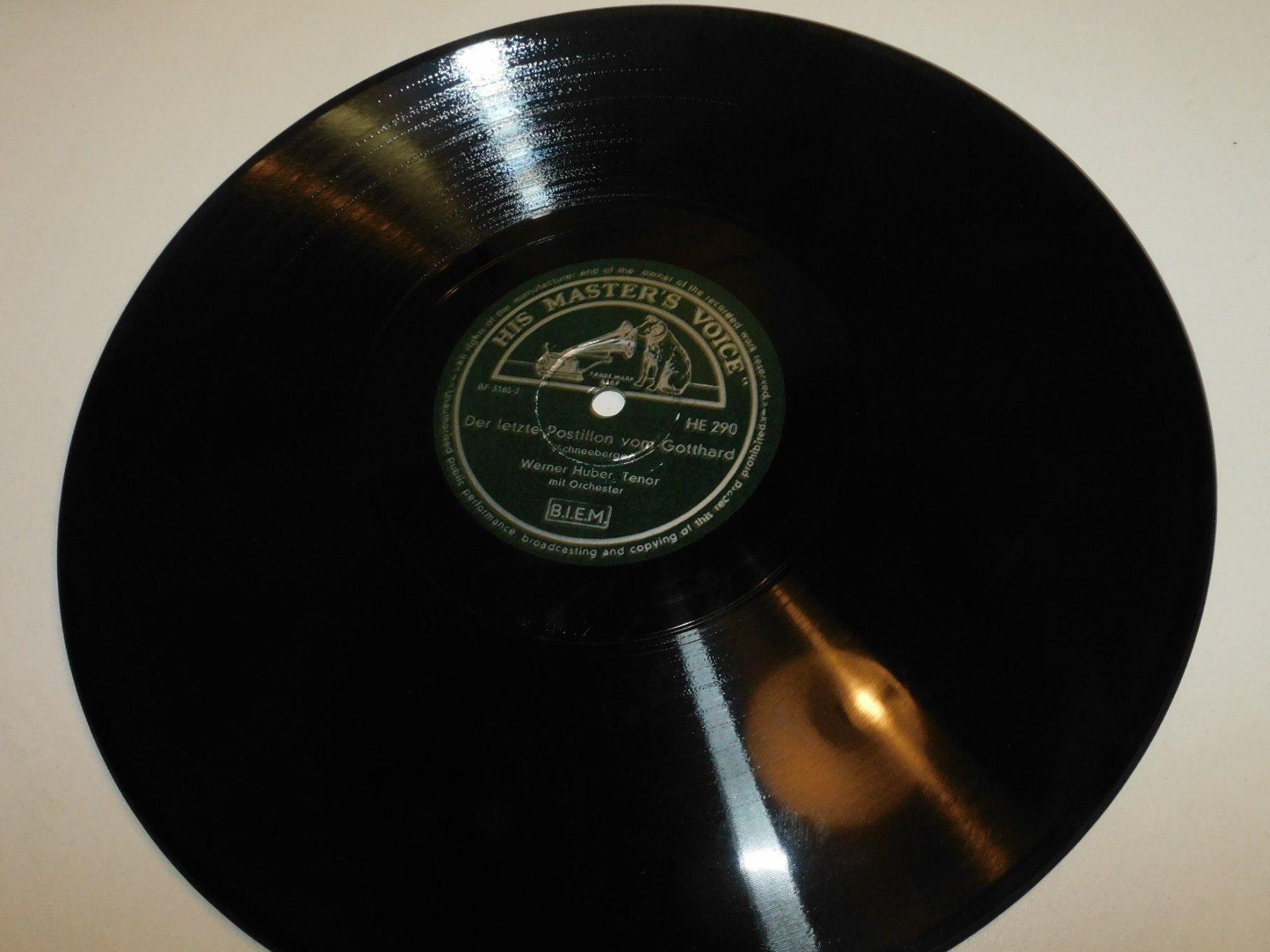 Dischi in vinile: Grammo LP Schellack - der letzte Postillon v Gotthard – Usato da Sursee venduto da 76 3