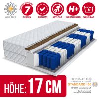 Matratze EUROPA - H3/H4 - 17cm - 180x200