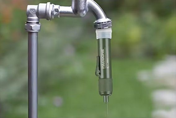 Sanitari: Tragbares Mini-Wasserfilter-System Outdoor – Nuovo e nell'imballaggio originale da Châtelaine venduto da topshop.switzerland 2