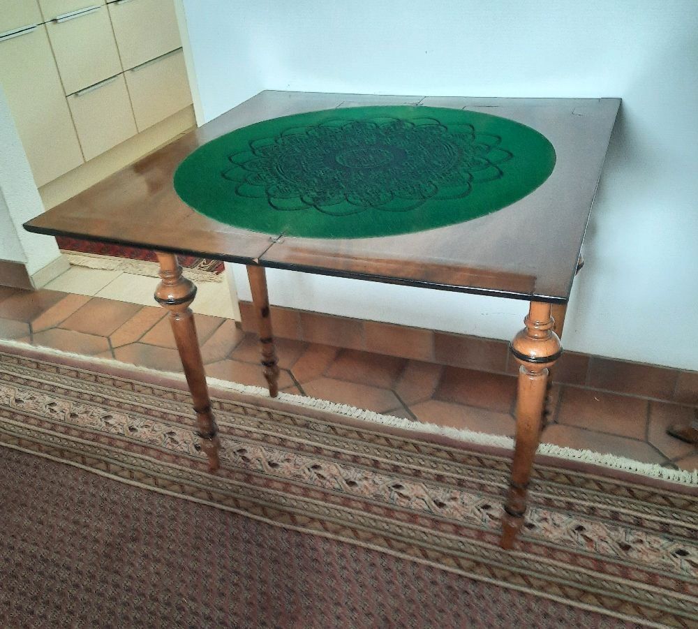 Tavoli: Antiker Jugendstil, Spieltisch, klappbar – Usato da Eschenbach venduto da Alicekunst 3