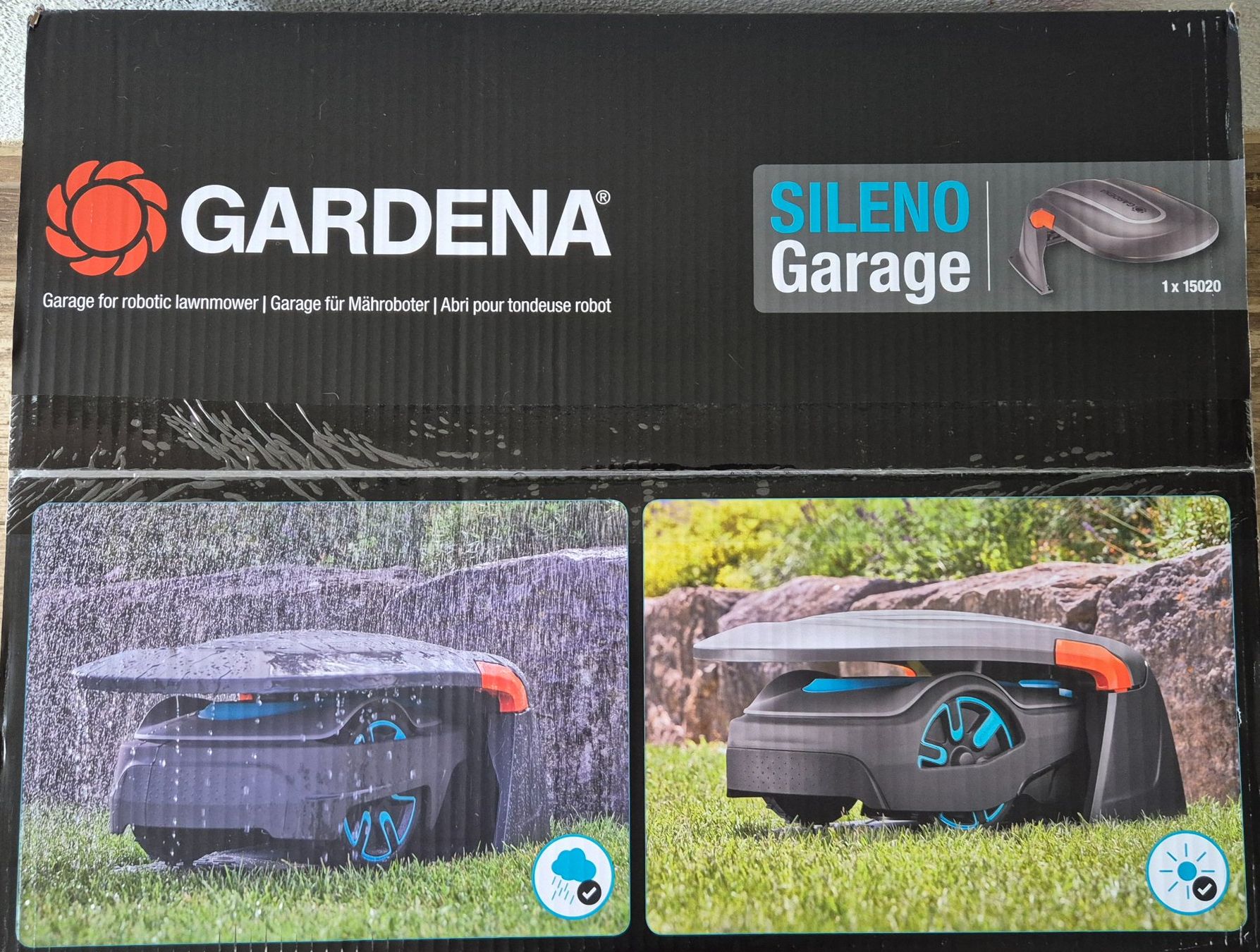 Gardena Tagliaerba: NEUE, orginalverpackte Gardena SILENO minimo Garage – Nuovo e nell'imballaggio originale da Wilihof venduto da Allerlei123