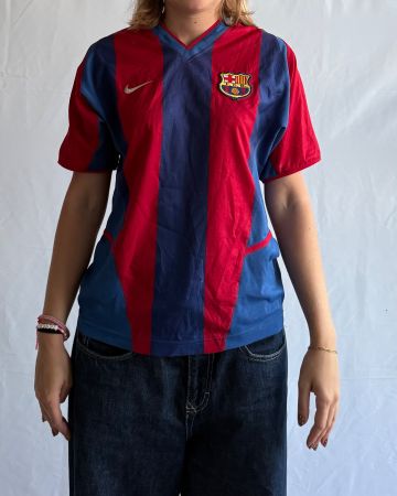 Vintage Barcelona Saviola football shirt
