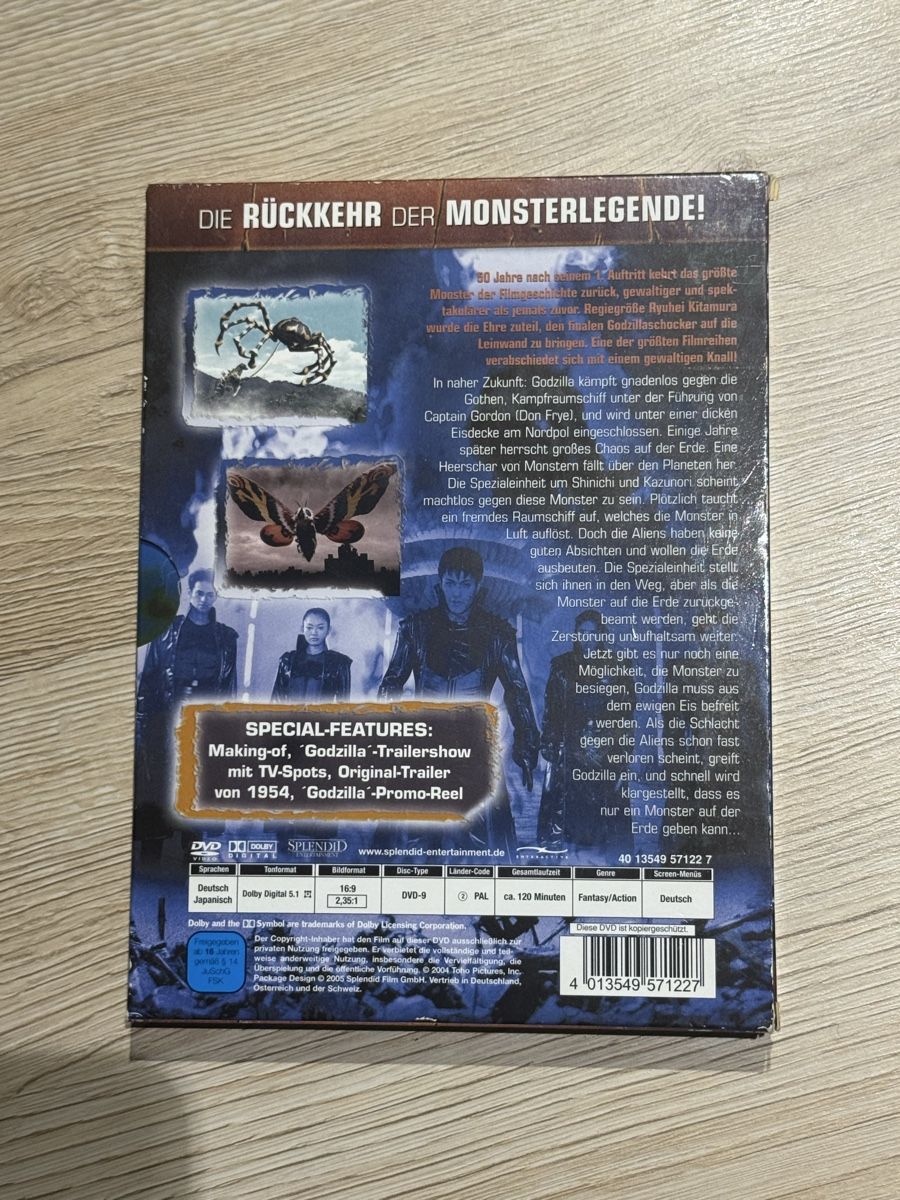 Tutti i DVDs: Godzilla Final Wars – Usato da Winterberg ZH venduto da Godzilla-vs-Shimo 1