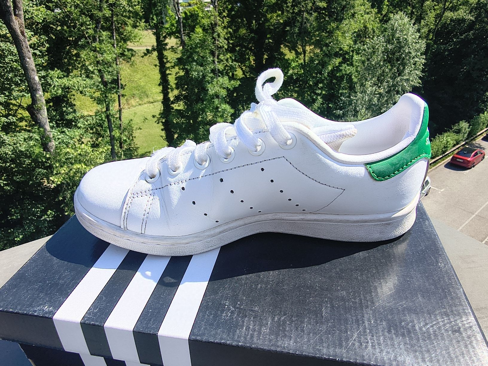 Adidas Scarpe da uomo: Adidas Stan Smith blanc et vert 37 1/3 – Usato da Genève venduto da Brachiopode 7