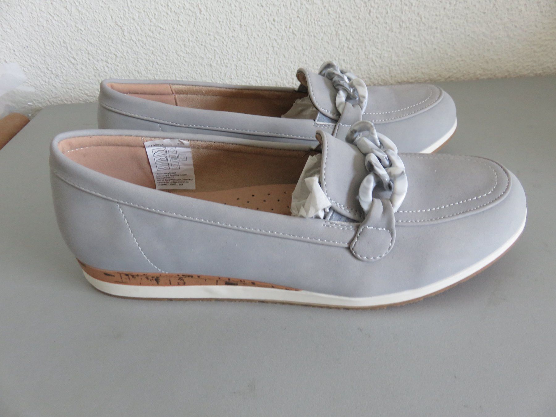 Scarpe da donna: NEUE MOKASSIN Gr. 39 – Nuovo e nell'imballaggio originale da Lachen SZ venduto da portofino01 1