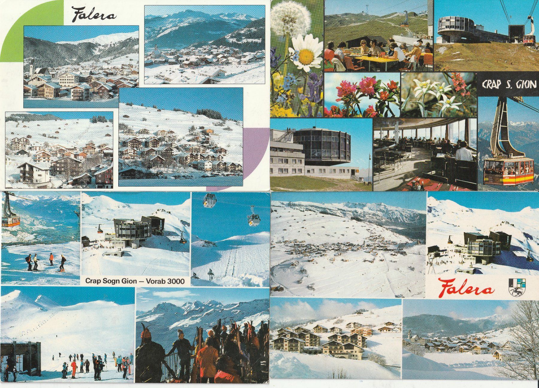 Cartoline postali: 10 Karten Flims-Laax-Falera – Usato da Lumbrein venduto da made02 2