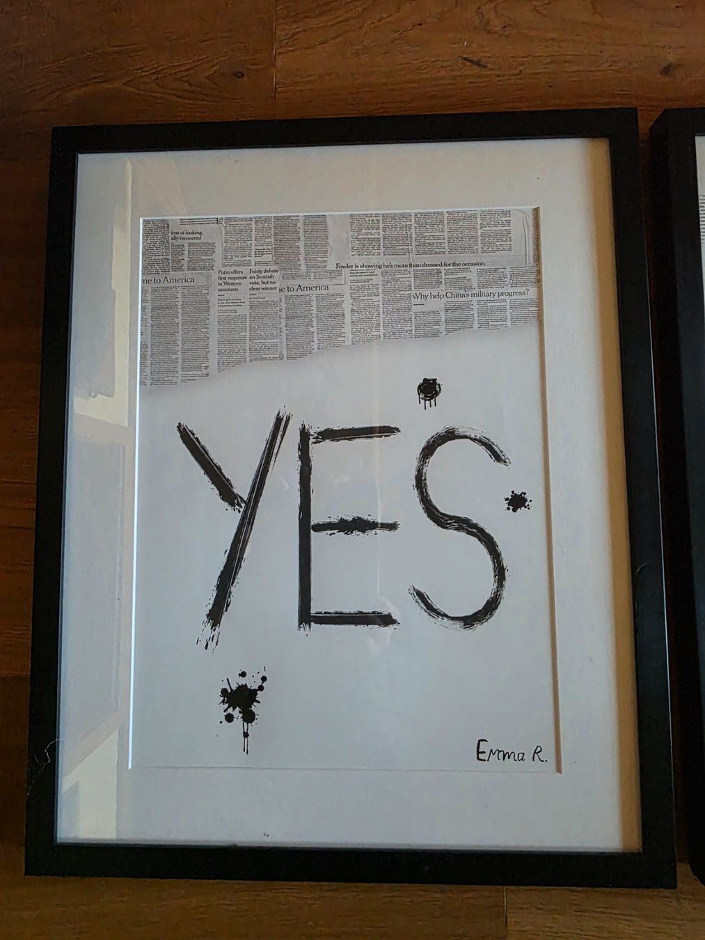 Foto & Immagini: Bild Trilogie "Yes & OK" Grafik – Usato da Walterswil BE venduto da Lonitti 1