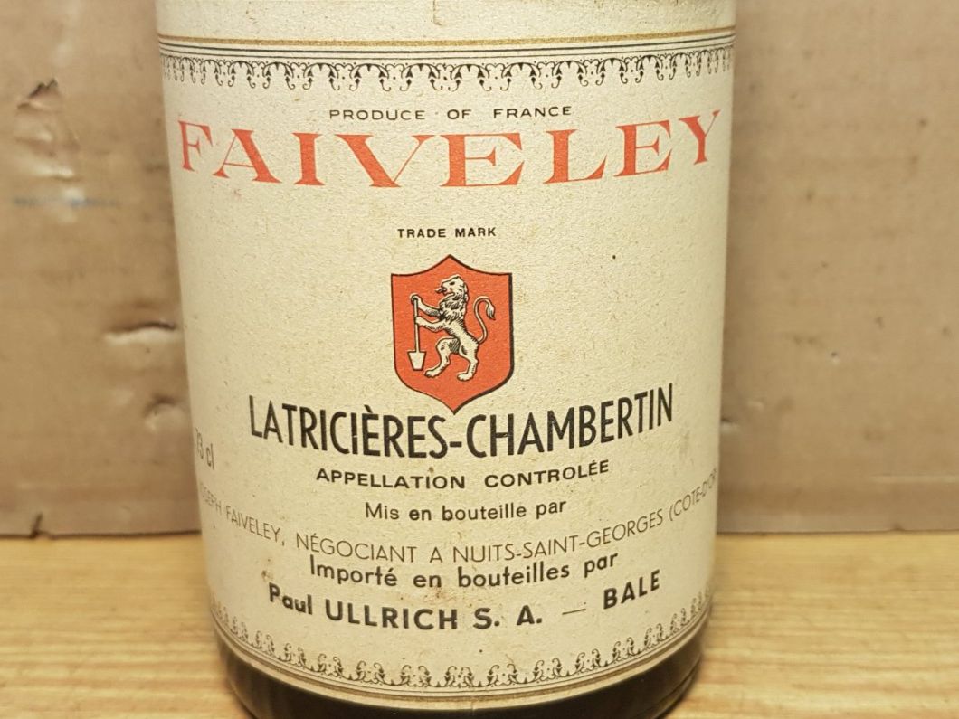 Vino: Faiveley: Latricières Chambertin 1964 – Nuovo (secondo la descrizione) da Schöftland venduto da Topdeal4 1