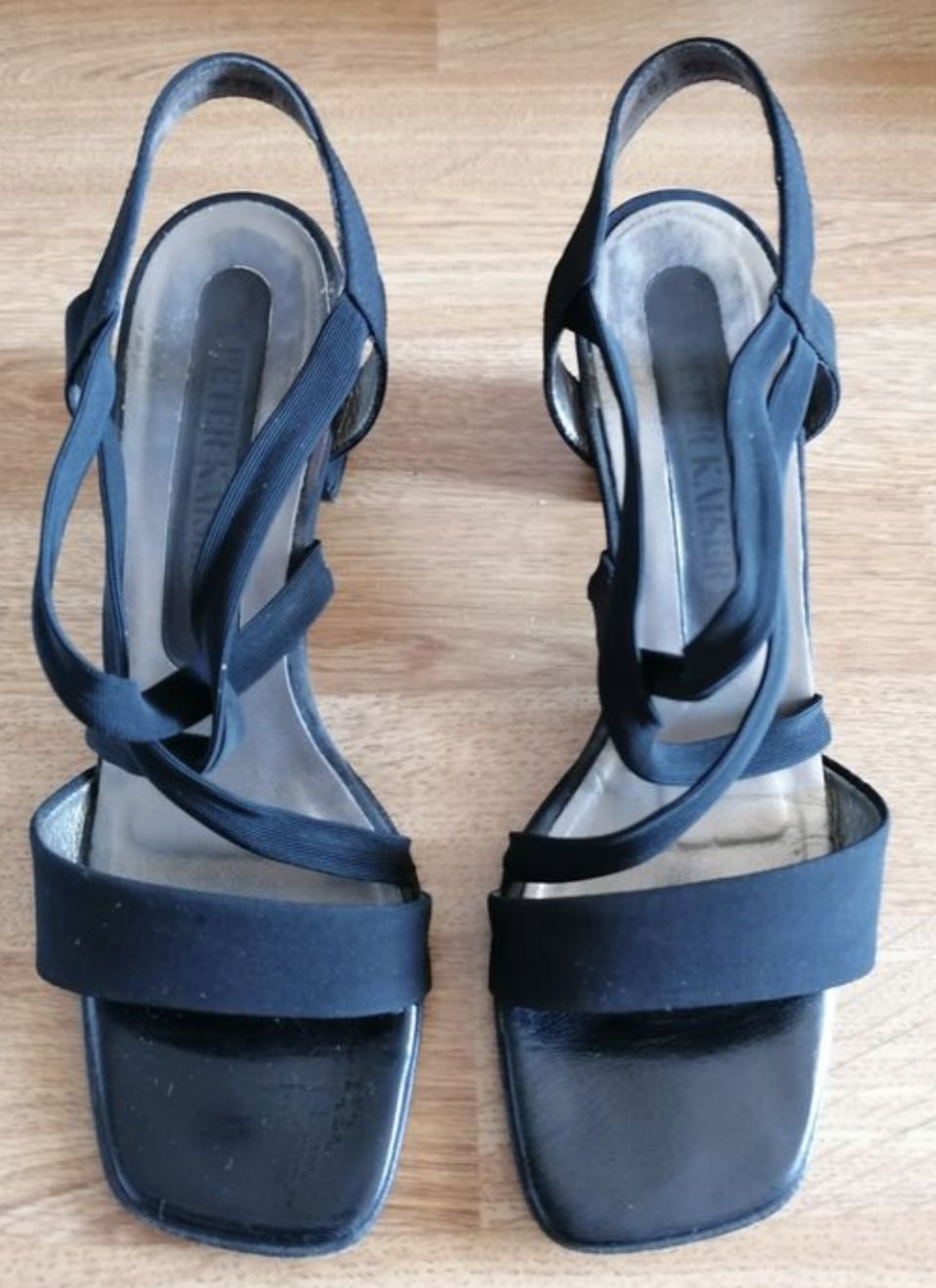 Kaiser Damenschuhe: Peter Kaiser Riemchen Sandalen, schwarz Gr 39/ Gr 6 – Gebraucht aus Altendorf von Eistoelter