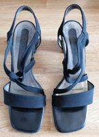 Peter Kaiser Riemchen Sandalen, schwarz Gr 39/ Gr 6