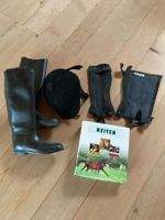Reit Set Helm/Stiefel/Gamaschen