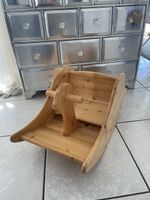 Schaukelpferd massiv Holz